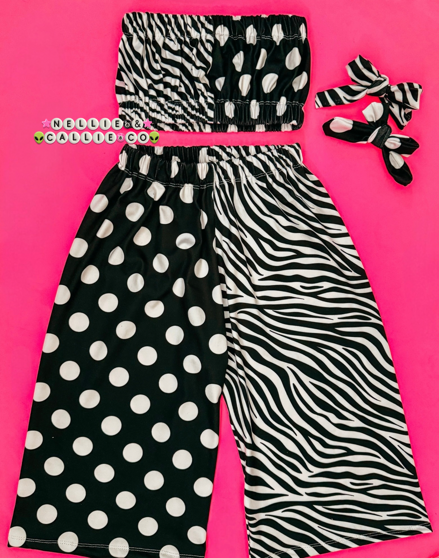 LAYLA SET 🦓 (2pc w/ bows)